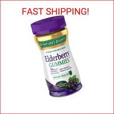 Nature's Bounty Elderberry Gummies 40ct Immune Support, Contains Vitamin A, C,