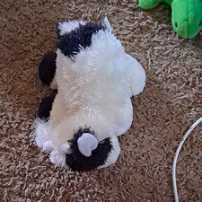 GANZ Webkinz Cow Plush Stuffed Animal, No Code, Retired 2006 HM003