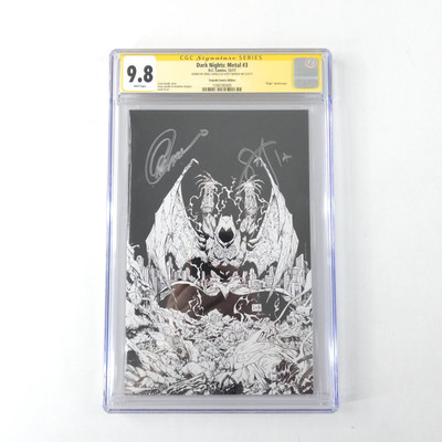 Dark Knights Metal 3 Greg Capullo Torpedo Comics Variant Cover CGC 9.8 Signature