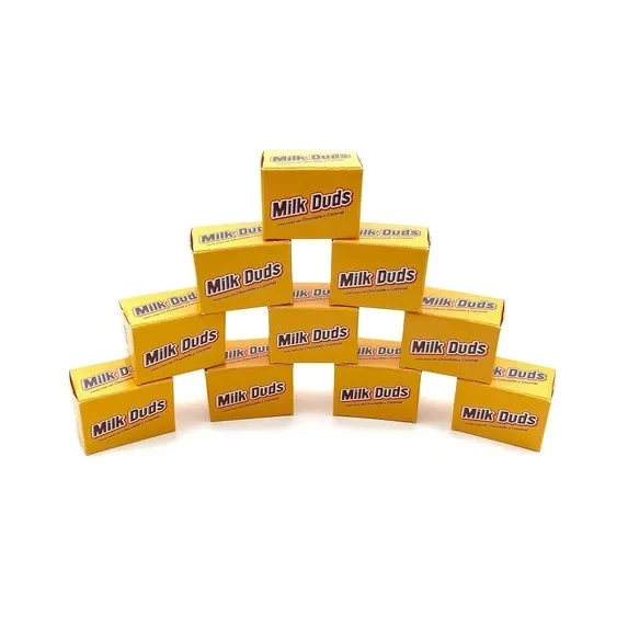 Mini cajas de caramelos MILK DUDS, caramelo en chocolate con leche tamaño divertido, a granel 1 lb 33 piezas Foto 4 de 4