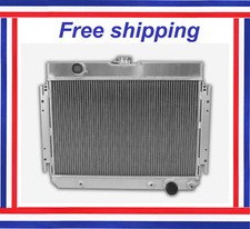 Aluminum Radiator 3 Rows Fit 1963-1968 Chevy Impala L6 V8 1964-1967 Ei Camino Aluminum Radiator 3 Rows Fit 1963-1968 Chevy Impala L6 V8 1964-1967 Ei Camino