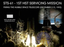 Space Shuttle Mission STS-61 flown artifact presentation