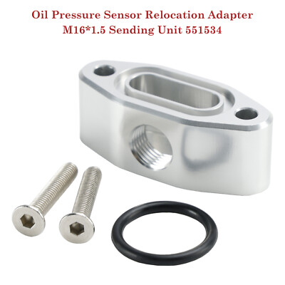#ad 🚀Billet Oil Pressure Sensor Relocation Adapter 551534 For LS LQ L92 L99 L33 LR4 $14.65