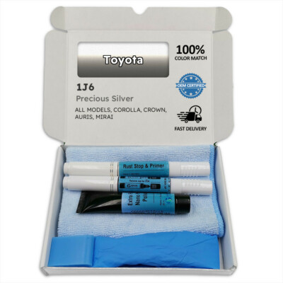 Lackstift für Toyota Silber PRECIOUS SILVER 1J6 COROLLA CROWN AURIS MIRAI Stift