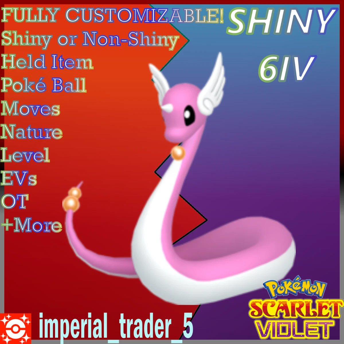 6IV Shiny Voltorb Hisui Pokemon Scarlet and Violet