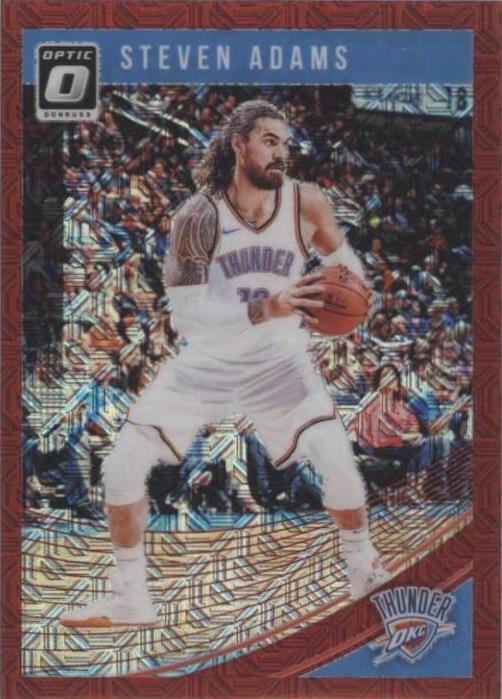 2018-19 Panini Donruss Optic - Steven Adams #137 Choice Red Prizm /88 ...