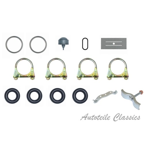 AUSPUFF kompl. für Mercedes Benz SL R107/W107 350/450 o.Kat AR+MSD+ESD+Anbaut. - Afbeelding 2 van 3