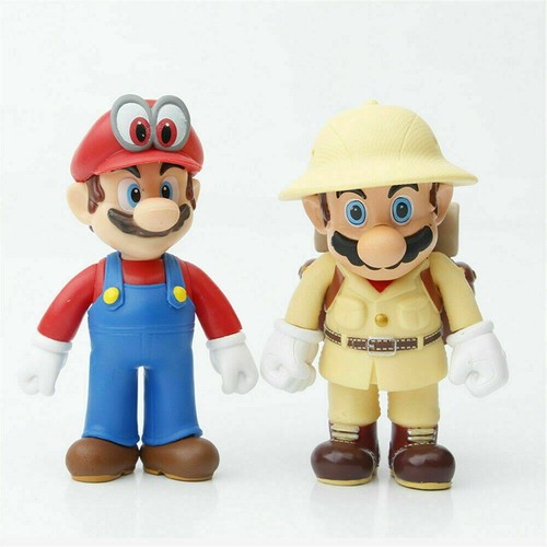 5pcs Super Mario Luigi Yoshi PVC Cake Topping Decor Action Figures Doll Kids Toy - Picture 4 of 6