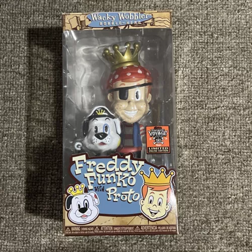 Pirate Freddy Funko with Proto Wacky Wobbler - Box of Fun 2024 Funtastic Voyage