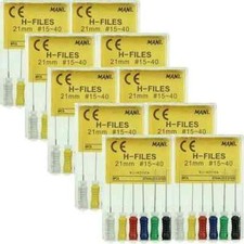 NOUVEAU Dental Mani H-Files 21 mm (livraison gratuite et rapide dans le monde...