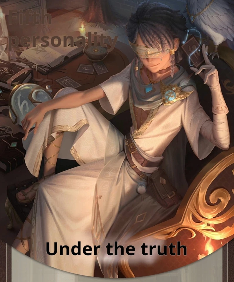 The Fifth Personality Prophet White cosplay: Pure White Prophecy Under Truth Foto 4 de 4