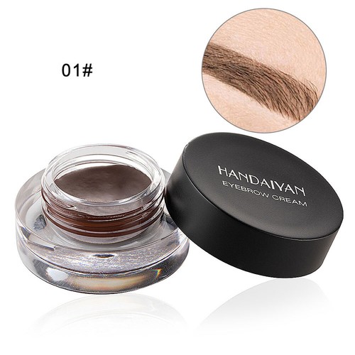 HANDAIYAN Waterproof Eyebrow Gel Eye Liner Cream With Brush Makeup UK - Picture 18 of 45