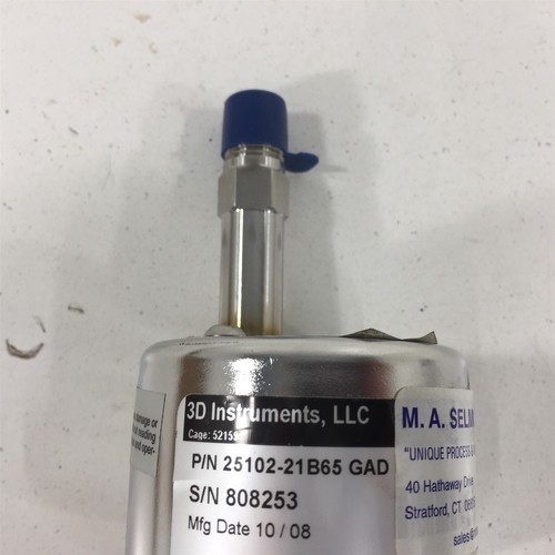 3D Instruments 25102-21B65 GAD Test Gauge 30"-0-15PSI 2.5" - Picture 6 of 8