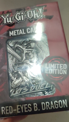YU-GI-Oh! - Red Eyes B. Dragon - Cartes Plaquées ou Collector 24k, Métal, Métal YU-GI-Oh! - Red Eyes B. Dragon - Cartes Plaquées ou Collector 24k, Métal, Métal