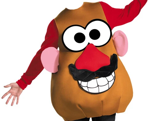 Mr potato best sale head adult costume