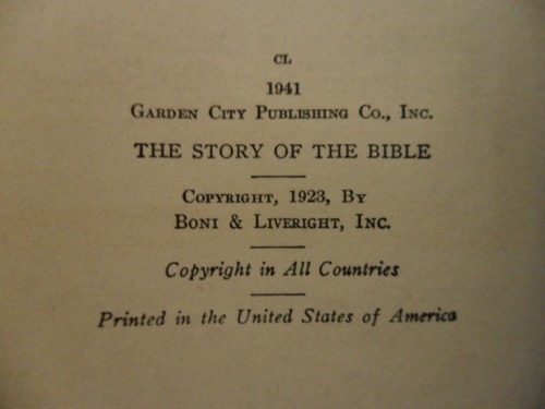 The Story Of The Bible by Henrik Willem Van Loon - 1941 - Picture 4 of 4