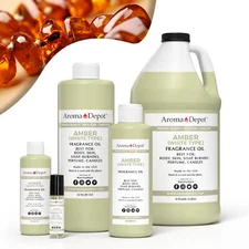 White Amber Fragrance Oil for Body, Candles, Soaps, Lotion, Incense & Diffuser