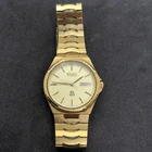 Vtg Seiko Quartz 6923-7070 R SQ 100 Gold Tone Men’s Watch
