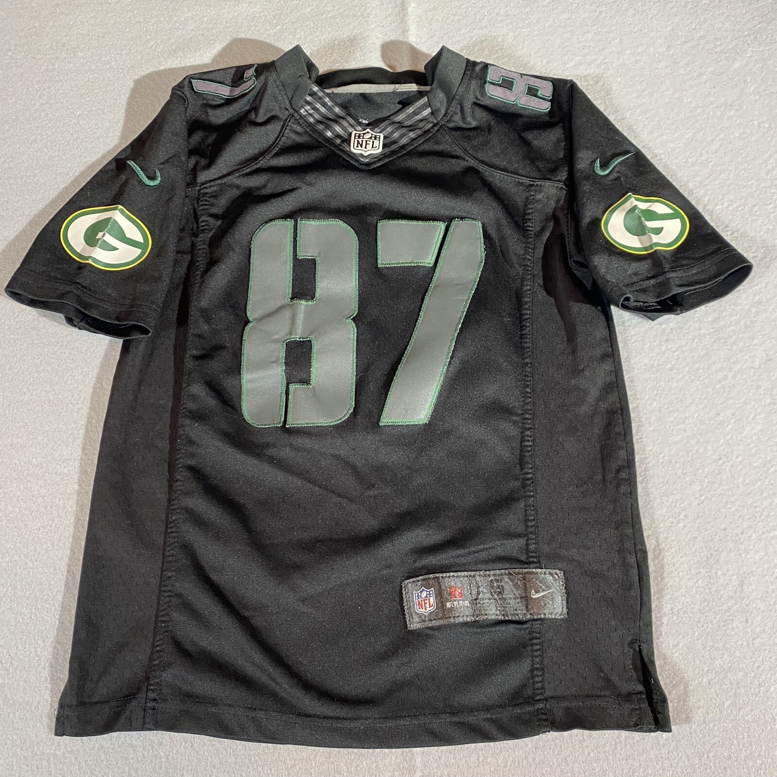 Rare Jordy Nelson Jersey Youth Size Small Nike On Field Green Bay Packers NFL