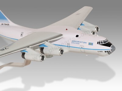 Ilyushin Il-76TD Kazakhstan Airlines Solid Mahogany Wood