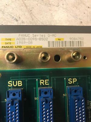 Fanuc Series O-MC A02B-0098-B502 Mother Board | eBay