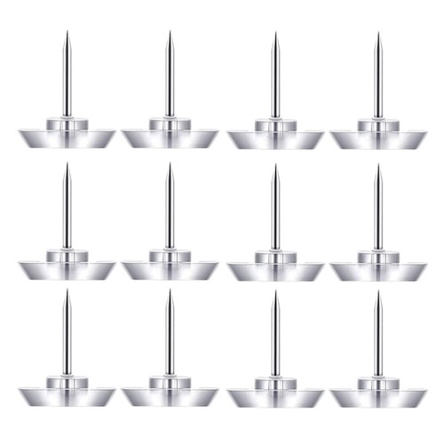 50 Stück transparente Reißzwecken in Sternform für Korktafeln, niedliche - Bild 10 von 12
