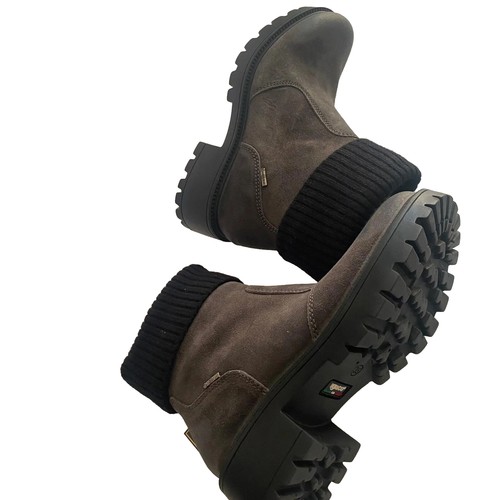 IGI & Co scarpe donna stivaletti in pelle grigio scuro Made in Italy taglia 35 US 5 NUOVI - Foto 13 di 24