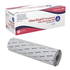 Dynarex View Guard Transparent Film Dressing Roll, Non-Sterile U-Pick roll size