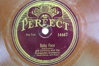 Joe Candullo & Orch. - PERFECT 14667 - Baby Face & Down by the Old Sea Shore