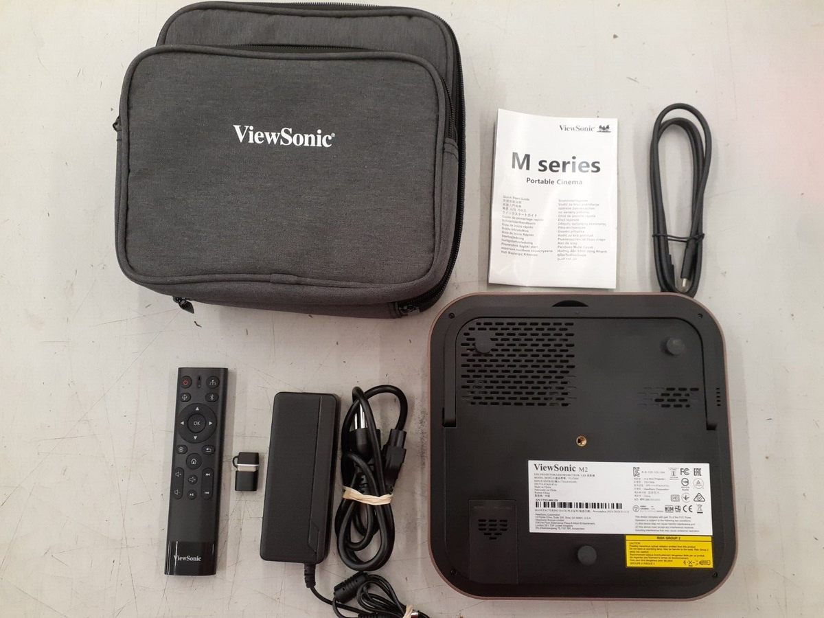 ViewSonic Mシリーズ ポータブルシネマ Viewsonic M series Portable Cinema projector w/ remote | eBay
