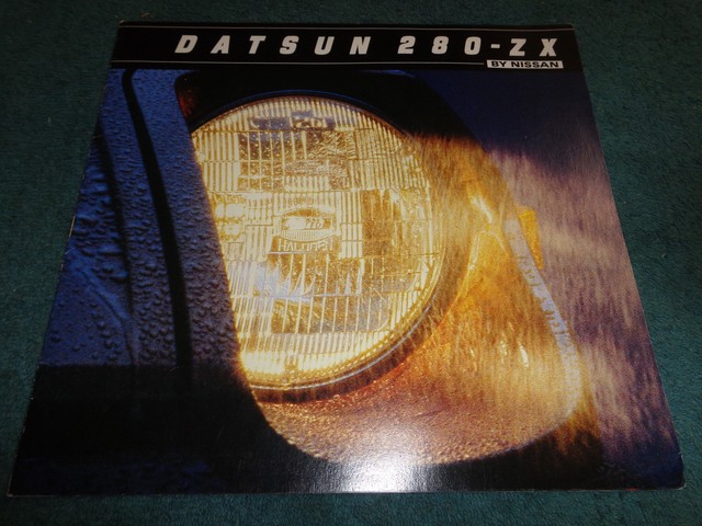 1981 DATSUN 280ZX SALES BROCHURE / ORIGINAL 280Z DEALERSHIP CATALOG | eBay