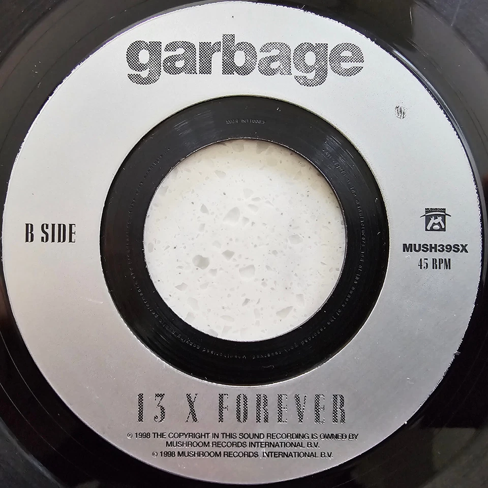 Garbage ‎– Special / 13 X Forever - Rare 1998 Excellent Condition Jukebox 7" - Image 3 of 4