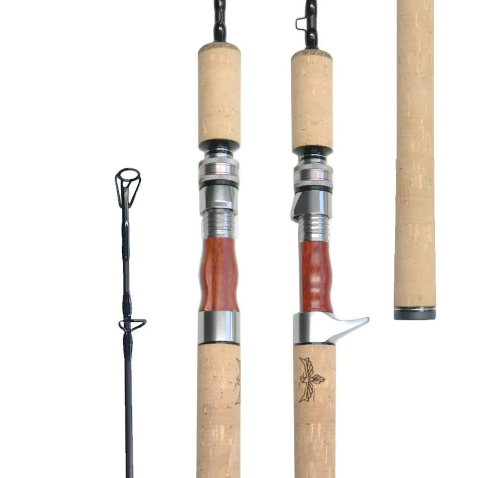 CAÑA DE PESCAR EN HIELO 46 in. DISEÑO PREMIUM, Trucha de Lago, Mackinaw, STOCK LIMITADO Foto 2 de 4