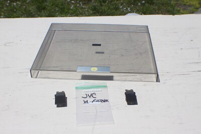 JVC - SG-XL-R202BK - CAROUSEL  DUSTCOVER W/ HINGES - SMOKE- SCUFFS- USED SHAPE
