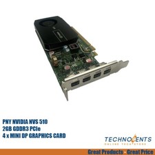 PNY Nvidia Quadro NVS 510 2GB PCIe 4x Mini DP Graphics