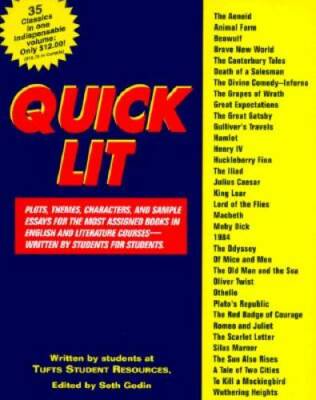 Quick Lit: Plots, themes, characters, amd sample essays for the most assi - GOOD
