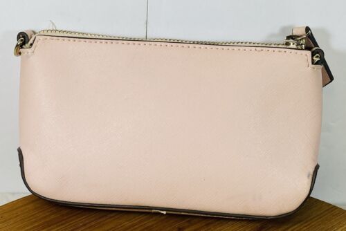 New York & Co Cosmetic Bag Pink Faux Leather 7.5”x 4”x 1.5” - Picture 2 of 3