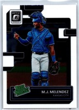M.J. MELENDEZ 2022 Donruss Optic Baseball Rated Prospect #RP-25 K.C. Royals