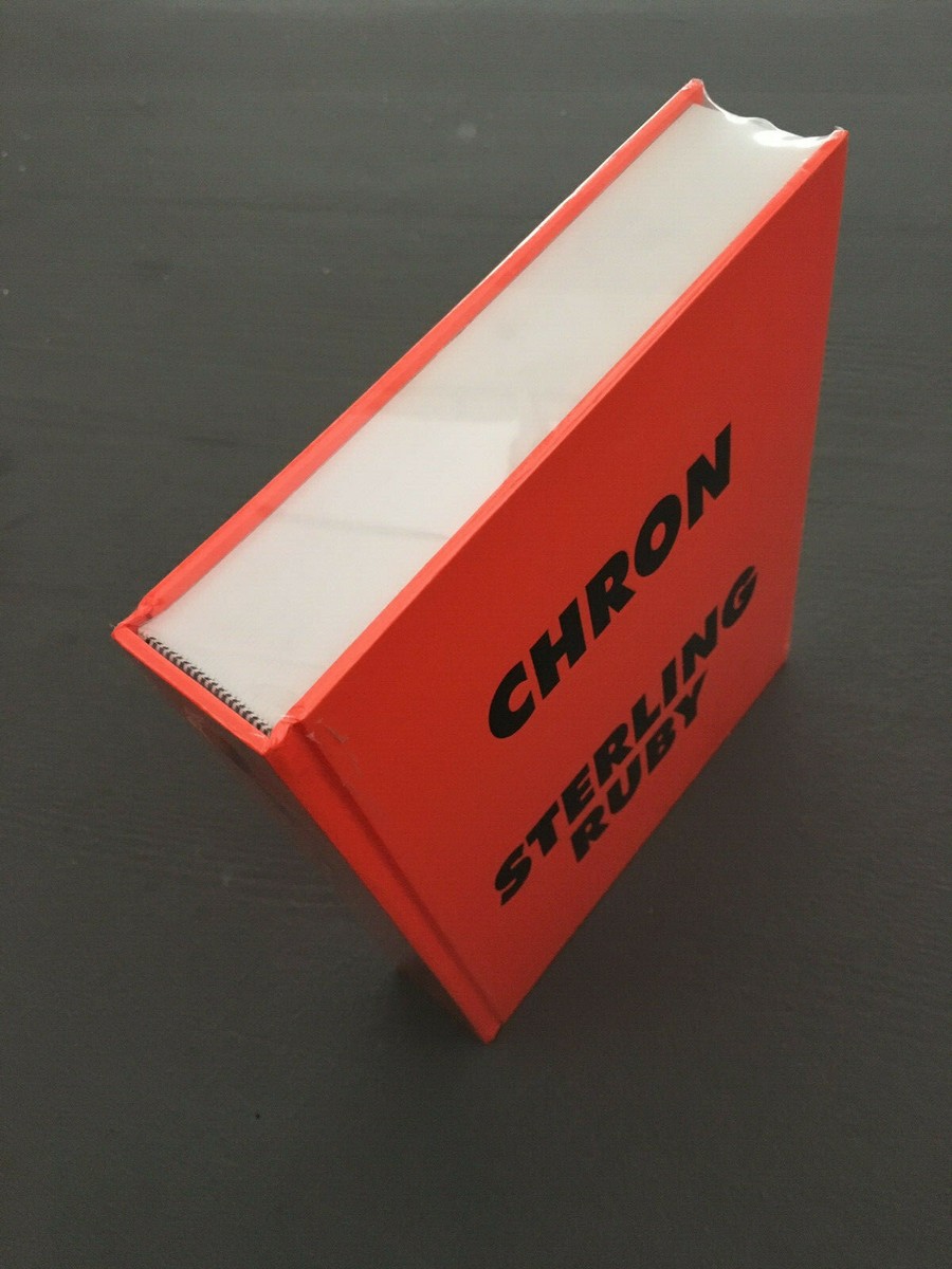 STERLING RUBY CHRON ARTIST'S BOOK KARMA FIRST EDITION SEALED