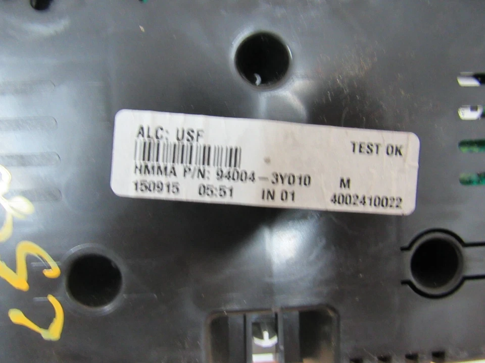 2014 2015 2016 Hyundai Sonata Instrument Head Speedometer Cluster OEM 940043Y010 - Image 4 of 4