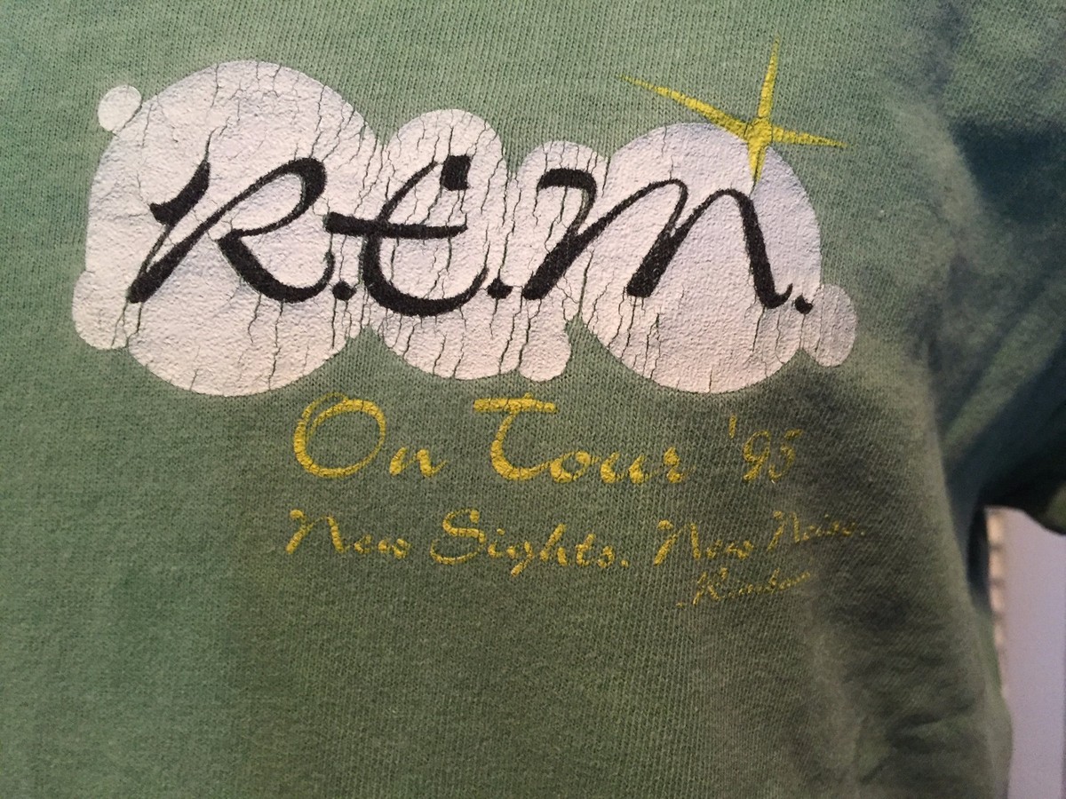 Vintage REM 1995 Radio Tour Shirt Sz L/XL New Wave Rock | eBay Vintage REM 1995 Radio Tour Shirt Sz L/XL New Wave Rock | eBay