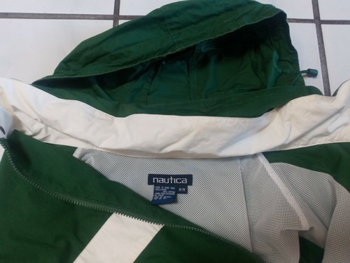 Chaqueta de Colección Nautica Verde Cremallera Completa Para Hombre Mediana Con Hoo RN 67835 - Imagen 7 de 8