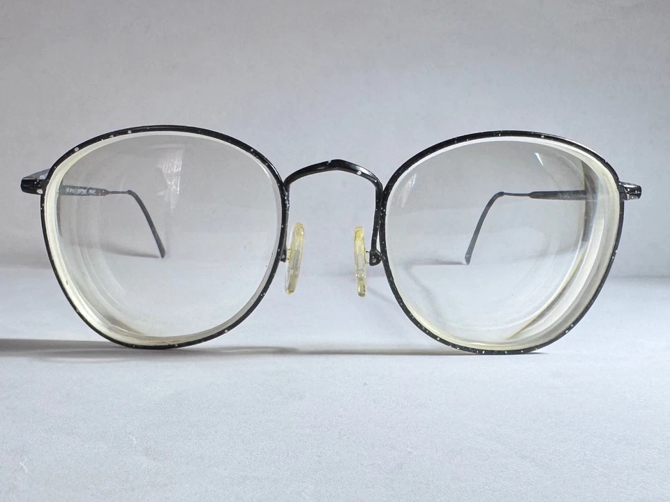 DE COLECCIÓN JEAN LAFONT PARIS GAFAS FRANCIA NEGRO SALPICADURAS MONTURAS DE DISEÑADOR SOLAMENTE Foto 2 de 4