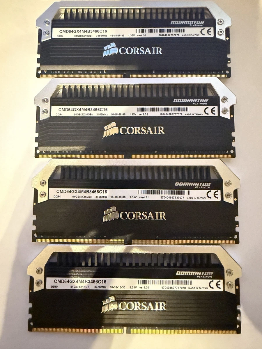 Las mejores ofertas en Corsair DDR4 SDRAM de 64 GB de capacidad