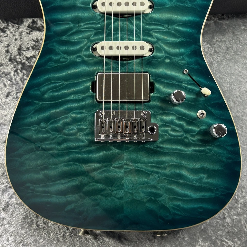 TOM ANDERSON [высококачественный стеганый клен] Drop Top Bora Bora Blue Burst с - Изображение 4 из 4