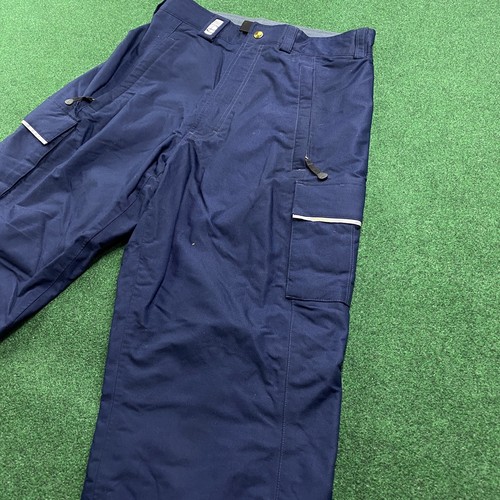 Vintage Burton Snowboard Pants Mens M Blue Y2K Ski Snow Skiing Lined FIT 33x29 - Afbeelding 2 van 11