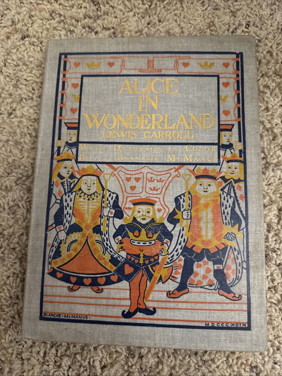 1899 Alice In Wonderland & Through The Looking Glass Blanche McManus