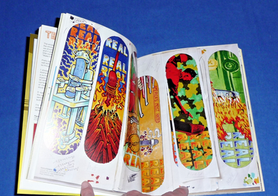 Look Away : The Art of Todd Francis Skateboarding PB Book - Signed