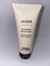 NEW/SEALED Ahava Smoothing Hand Cream Superfood Kale Turmeric 3.4oz/100ml