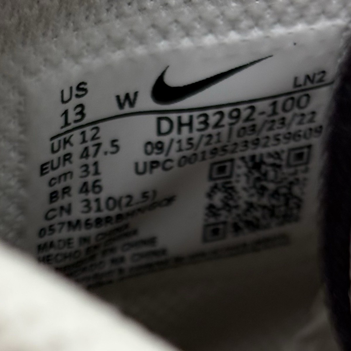 Nike Alpha Menace Pro 3 White Black Football Cleats DH3292 100